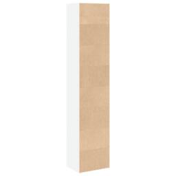 Berkfield Home Decorative Bookcase White 40x30x189 cm Engineered Wood - Size: 40 x 30 x 189 cm - thumbnail 6