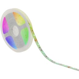 Loops SMART Flexible LED Tape Light - 5m Reel - Dimmable 36W RGB LEDs - IP65 Rated - thumbnail 1