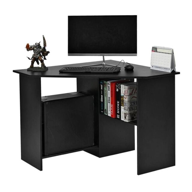 EONLION Small Corner Computer Desk Home Office Black - image 1