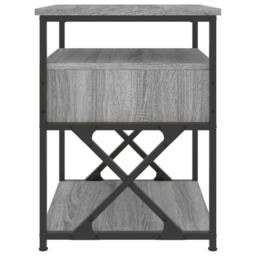 Berkfield Home Durable Bedside Cabinets 2 pcs Grey Sonoma 40x42x55 cm Engineered Wood - Size: 40 x 42 x 55 cm - thumbnail 8
