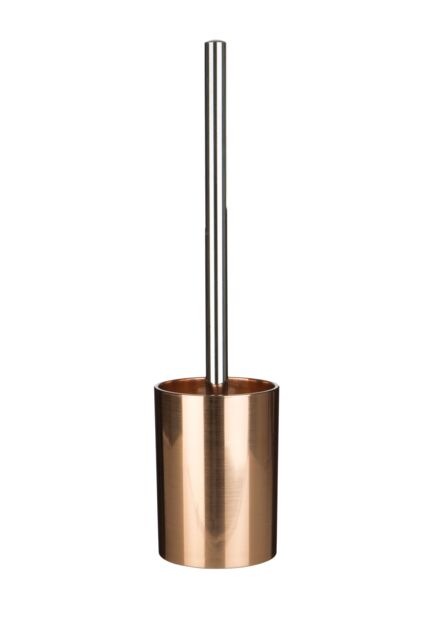 Orsina Shine Toilet Brush & Holder, Rose Gold Finish - image 1