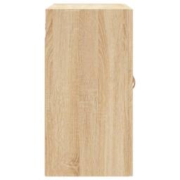 Berkfield Home Wall Cabinet Sonoma Oak 60x31x60 cm Engineered Wood in Light Tan - Size: 60 x 31 x 60 cm - thumbnail 7
