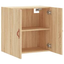 Berkfield Home Wall Cabinet Sonoma Oak 60x31x60 cm Engineered Wood in Light Tan - Size: 60 x 31 x 60 cm - thumbnail 6