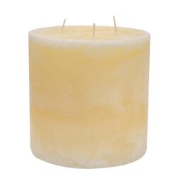 Nicola Spring Round 3 Wick Vanilla Pillar Candle - 130 Hours - Ivory in Beige - thumbnail 4