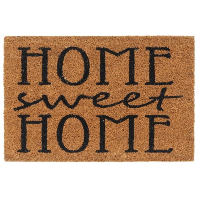 Berkfield Home Door Mat Natural 40x60 cm Tufted Coir in Brown - image 1