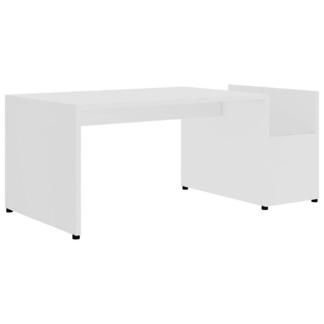 Berkfield Home Coffee Table White 90x45x35 cm Engineered Wood - Size: 90 x 45 x 35 cm - image 1