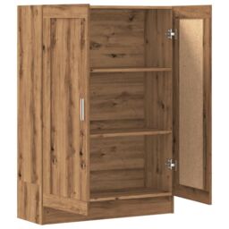 Berkfield Home Book Cabinet Artisan Oak 82.5x30.5x115 cm Engineered Wood in Brown - thumbnail 6