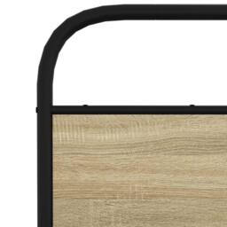 Berkfield Home Bed Frame Without Mattress 120x190 cm Small Double Sonoma Oak Wood in Brown - thumbnail 8