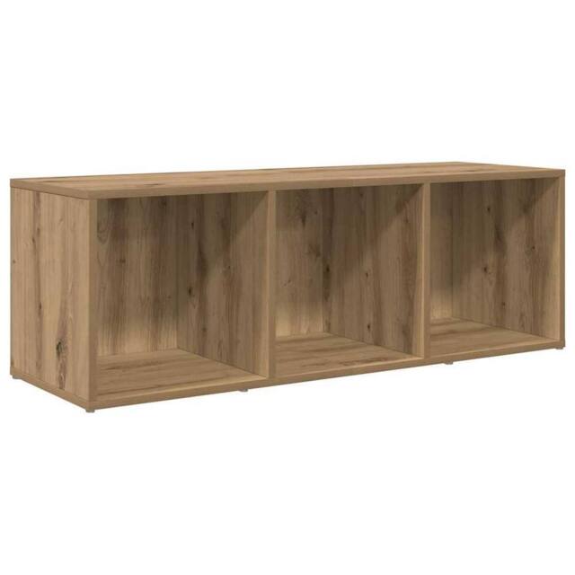 Berkfield Home TV Cabinet with Storage Artisan oak Engineered Wood in Brown - image 1