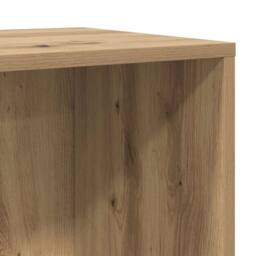 Berkfield Home TV Cabinet with Storage Artisan oak Engineered Wood in Brown - thumbnail 8