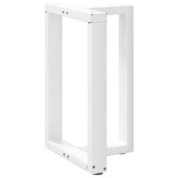 Berkfield Home Dining Table Legs T-Shaped¬†2 pcs White 50x35x(72-73) cm Steel - thumbnail 4