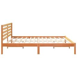 Berkfield Home with Headboard Wax brown 180 x 200 cm Solid pine wood - thumbnail 6