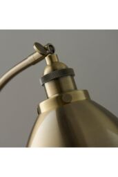 Netlighting Franklin Task Table Lamp Antique Brass Plate in Gold - thumbnail 5