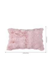 Living and Home Plush Throw Pillow Cover Pillowcase in Pink - thumbnail 8