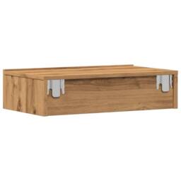 Berkfield Home TV Cabinets with LED Lights 2 pcs Artisan Oak 60x35x15.5 cm in Brown - thumbnail 9