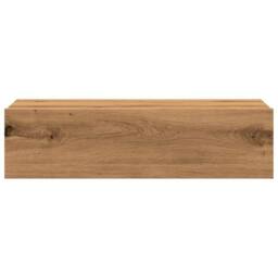 Berkfield Home TV Cabinets with LED Lights 2 pcs Artisan Oak 60x35x15.5 cm in Brown - thumbnail 6