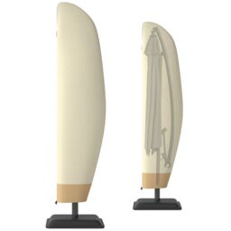 OUTSUNNY Parasol Cover, Patio Cantilever Cover, Banana Umbrella Cover in Beige - thumbnail 2