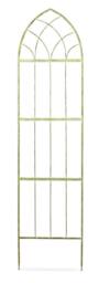 Inspirational Gifting Pair of Verdigris Arched Trellis in Green - thumbnail 5