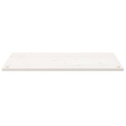 Berkfield Home Desk Top White 100x50x2.5 cm Solid Wood Pine - thumbnail 3