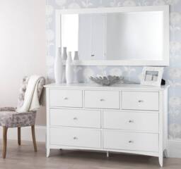 Statement Furniture Edward Hopper Wall Mirror 140x70cm in White - Size: 140x70 cm - thumbnail 2