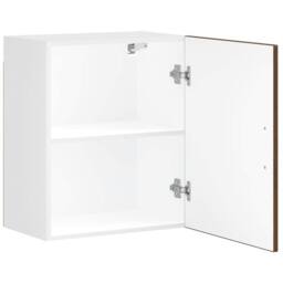 Berkfield Home Kitchen Wall Cabinet¬†Porto Brown Oak Engineered Wood - thumbnail 6