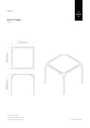 Orsina Set of Three Black Glass Nesting Tables, Modern Nesting Tables, Nesting Side Tables for Living Room - thumbnail 5