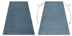 RugsX Wall-To-Wall Indus Rug in Blue - Size: 100 cm x 400 cm - thumbnail 3
