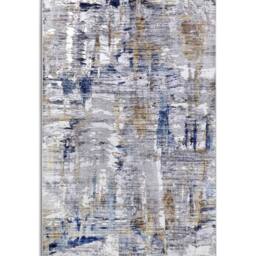 THE RUGS Imagination Shortpile Rug Runner Malard Polyester Abstract Modern Rug in Dark Blue - Size: 120 cm x 170 cm - thumbnail 1