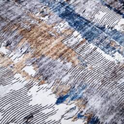 THE RUGS Imagination Shortpile Rug Runner Malard Polyester Abstract Modern Rug in Dark Blue - Size: 120 cm x 170 cm - thumbnail 2