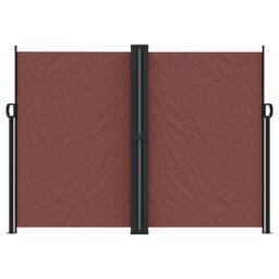 Berkfield Home Retractable Side Awning Brown 180x1000 cm - thumbnail 3