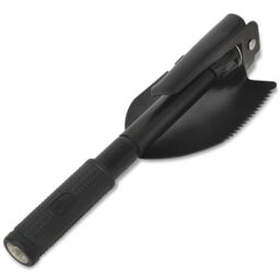 Berkfield Home Folding Shovel Carbon Steel Black - thumbnail 3
