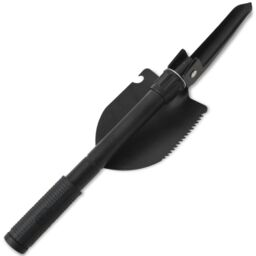 Berkfield Home Folding Shovel Carbon Steel Black - thumbnail 5