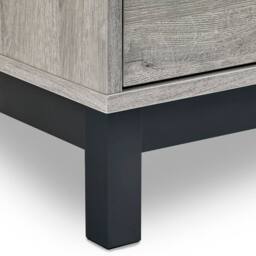 Cheshire Premium Kora 6 Drawer Wide Chest - Grey Oak - thumbnail 5