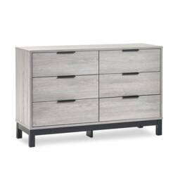 Cheshire Premium Kora 6 Drawer Wide Chest - Grey Oak - thumbnail 1
