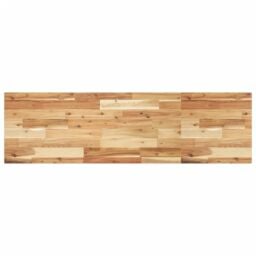 Berkfield Home Table Top Rectangular 140x40x2 cm Solid Wood Acacia in Brown - Size: 140 x 40 x 2 cm - thumbnail 2