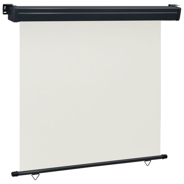 Berkfield Home Balcony Side Awning 170x250 cm Cream in Beige - image 1