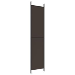 Berkfield Home 3-Panel Room Divider Brown 150x220 cm Fabric - thumbnail 6