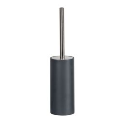 Showerdrape Alto White Toilet Brush & Holder in Grey - thumbnail 3