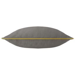 Furn Meridian Velvet Piped Cushion in Stone - Size: 55 cm x 55 cm - thumbnail 3