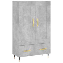 Berkfield Home Highboard Concrete Grey 69.5x31x115 cm Engineered Wood