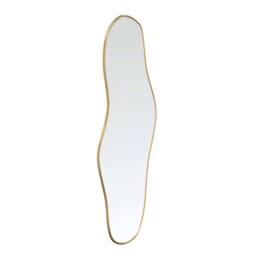 Berkfield Home Wall Mirror Gold 80x35 cm - thumbnail 3
