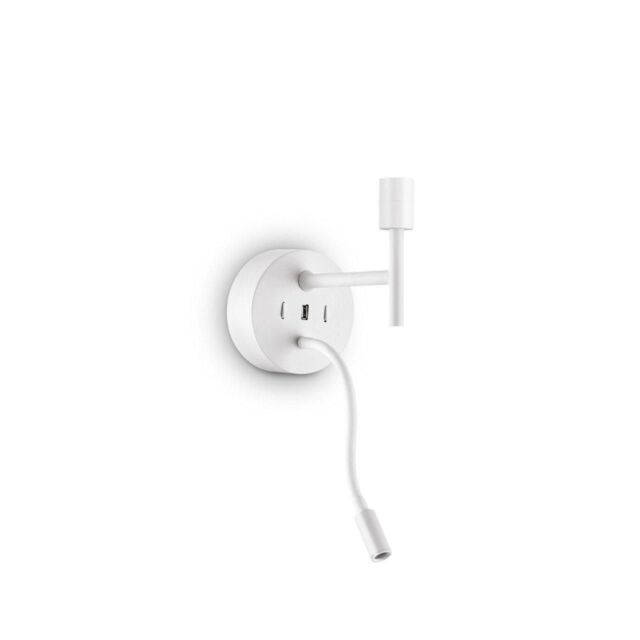 Netlighting Set Up Wall Light + Reading Light White Without Shade 3000K