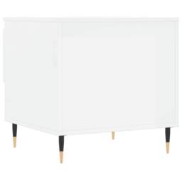 Berkfield Home Coffee Tables 2 pcs High Gloss White 50x46x50 cm Engineered Wood - Size: 50 x 46 x 50 cm - thumbnail 9