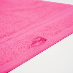 OHS 4 Pack of 100% Cotton Bathroom Bath Towel in Pink - thumbnail 3