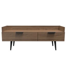 Ready Assembled 2 U Fuji 2 Drawer TV Unit (Ready Assembled) in Walnut