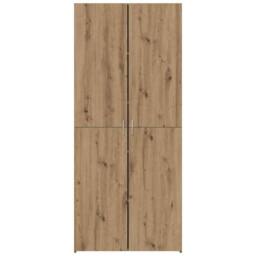 Berkfield Home Highboard Artisan Oak 40x42.5x185 cm Engineered Wood in Brown - thumbnail 7
