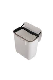 Garden Sanctuary Kitchen Bathroom Hanging Waste Bin with Lid in White - thumbnail 6