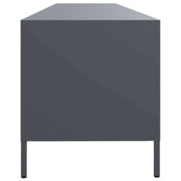 Berkfield Home TV Cabinet Anthracite 202x39x43.5 cm Cold-rolled Steel in Black - thumbnail 6