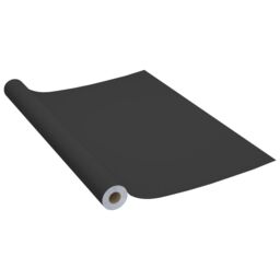 Berkfield Home Self-adhesive Furniture Film Black 500x90 cm PVC - thumbnail 2