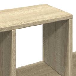 Berkfield Home Wall Shelf Sonoma Oak 100x20x53 cm Engineered Wood in Light Tan - Size: 100 x 20 x 53 cm - thumbnail 7